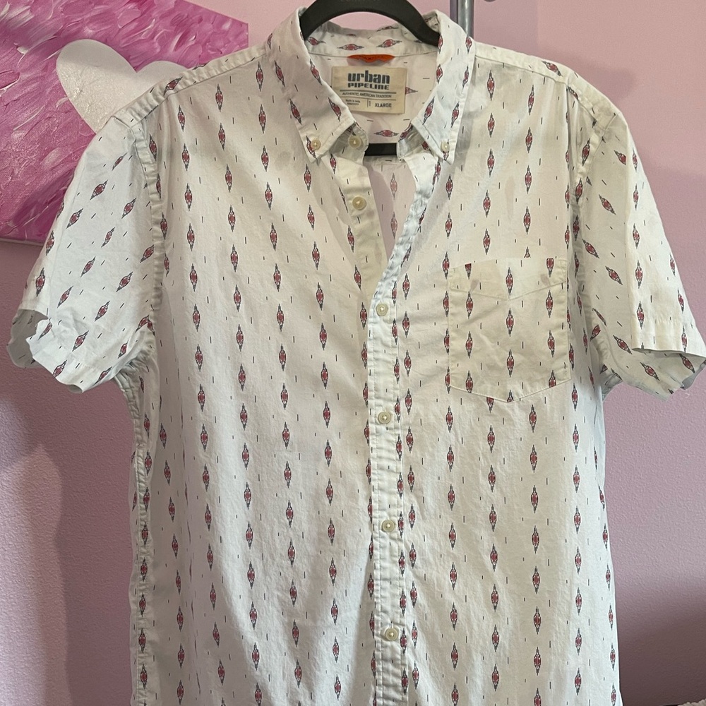 Men’s Button Down Casual Shirt